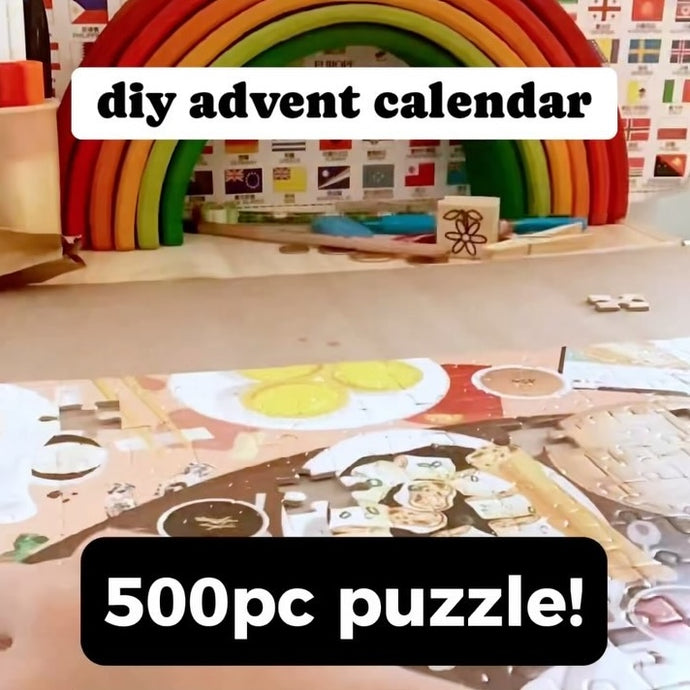 DIY Advent Calendar with 500pc Dim Sum Puzzle