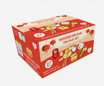 Load image into Gallery viewer, (❤️ Seconds) Baby Snack Time: 27-Piece Dim Sum Tea Wooden Play Set