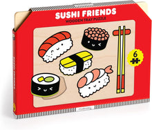 Load image into Gallery viewer, Sushi Friends Wooden Tray Puzzle