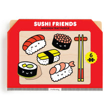 Load image into Gallery viewer, Sushi Friends Wooden Tray Puzzle