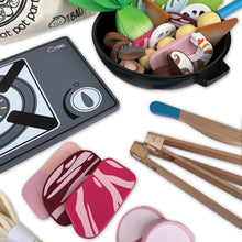 Load image into Gallery viewer, Bitty Bao: 40-Piece Wooden Magnetic Hot Pot Toy Set (with Canvas Bag!)
