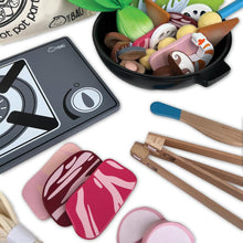 Load image into Gallery viewer, Bitty Bao: 40-Piece Wooden Magnetic Hot Pot Toy Set (with Canvas Bag!)