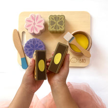 Load image into Gallery viewer, Bitty Bao: 13-Piece Magnetic Wooden Mooncake Toy Set
