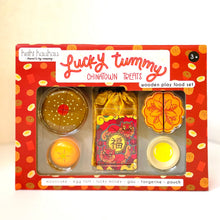 Load image into Gallery viewer, Keiki Kaukau: Lucky Tummy Chinatown Treats Wooden Toy Set
