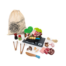 Load image into Gallery viewer, Bitty Bao: 40-Piece Wooden Magnetic Hot Pot Toy Set (with Canvas Bag!)