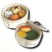 Load image into Gallery viewer, Bitty Bao: 12-Piece Wooden Dim Sum Toy Set