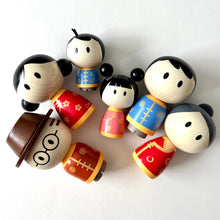 Load image into Gallery viewer, Bitty Bao: Wooden Chinese Family Toy Set