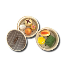 Load image into Gallery viewer, Bitty Bao: 12-Piece Wooden Dim Sum Toy Set
