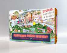 Load image into Gallery viewer, Hong Kong Puzzle Mystery #2: The Pangolin Panic | 500pc Hong Kong Themed Jigsaw Puzzle & Scavenger Hunt Game