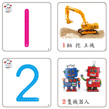 Load image into Gallery viewer, 123 Sensory Flash Cards • 123觸感識字卡