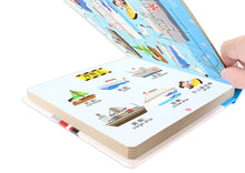 Load image into Gallery viewer, FOOD Superhero Bilingual Puzzle Books: Vehicles • 交通工具拼圖書:FOOD超人幼幼認知雙語拼圖遊戲