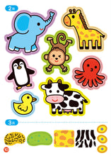 Load image into Gallery viewer, FOOD Superhero Sticker Activity Books: Animal Kingdom • 動物王國:FOOD超人益智遊戲貼紙書