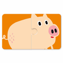 Load image into Gallery viewer, Baby's Bilingual Matching Puzzle Pairs: Animals • 1歲Baby配對拼圖:動物篇