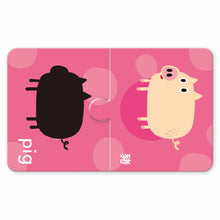 Load image into Gallery viewer, Baby's Bilingual Matching Puzzle Pairs: Animals • 1歲Baby配對拼圖:動物篇