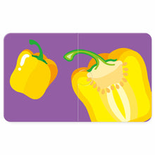 Load image into Gallery viewer, Baby's Bilingual Matching Puzzle Pairs: Vegetables • 1歲Baby配對拼圖:蔬菜篇