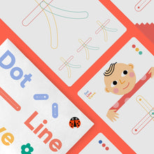 Load image into Gallery viewer, Dot Line Curve: The Book of Opposites Bundle: A Touch & Trace Book + Write & Wipe Cards