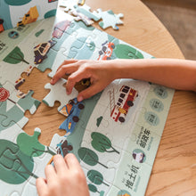 Load image into Gallery viewer, Habbi Habbi Cars & Trucks Puzzle (Bilingual Mandarin-English)