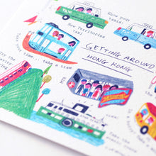 Load image into Gallery viewer, Food and Vehicles of Hong Kong Postcards (Set of 2) • 香港美食及交通工具明信片套裝