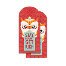 Load image into Gallery viewer, Stay Healthy Get Rich Red Pockets (Pack of 2)