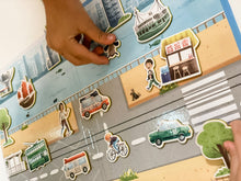 Load image into Gallery viewer, Monkey’s Great Adventure Magnetic Play Book • 馬騮仔的大冒險 磁鐵遊戲書