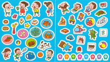 Load image into Gallery viewer, Fill-in-the-Blank Vocabulary Sticker Booklets • 生字貼紙故事書