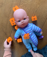 Load image into Gallery viewer, Toy Brick Stickers #1 (First 100 Chinese Characters)