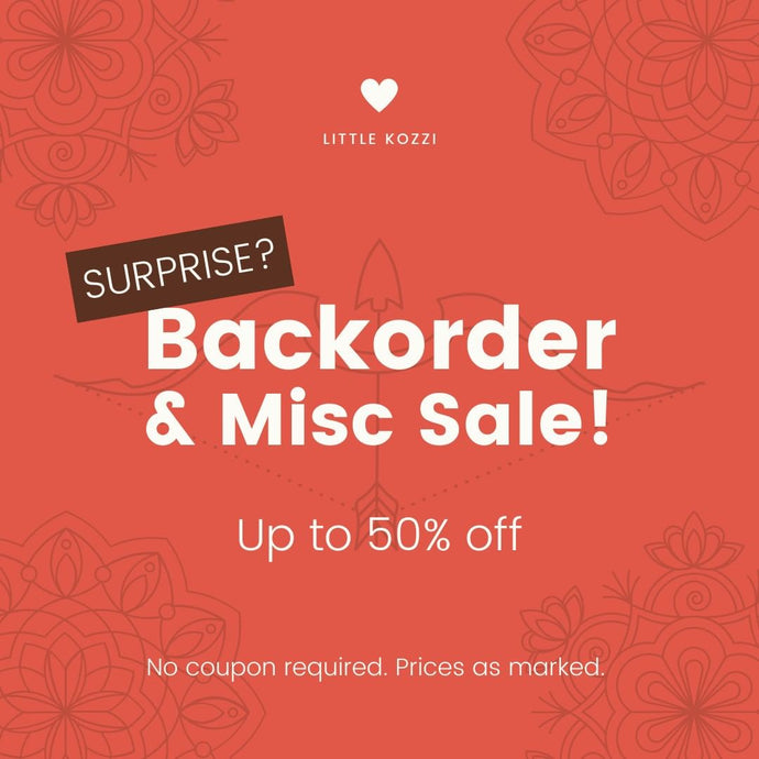 Surprise Backorder & Miscellaneous Sale!