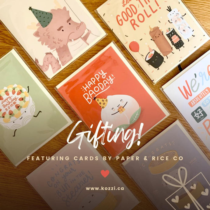 Gifting 🎁 — Featuring cards by Paper & Rice Co!