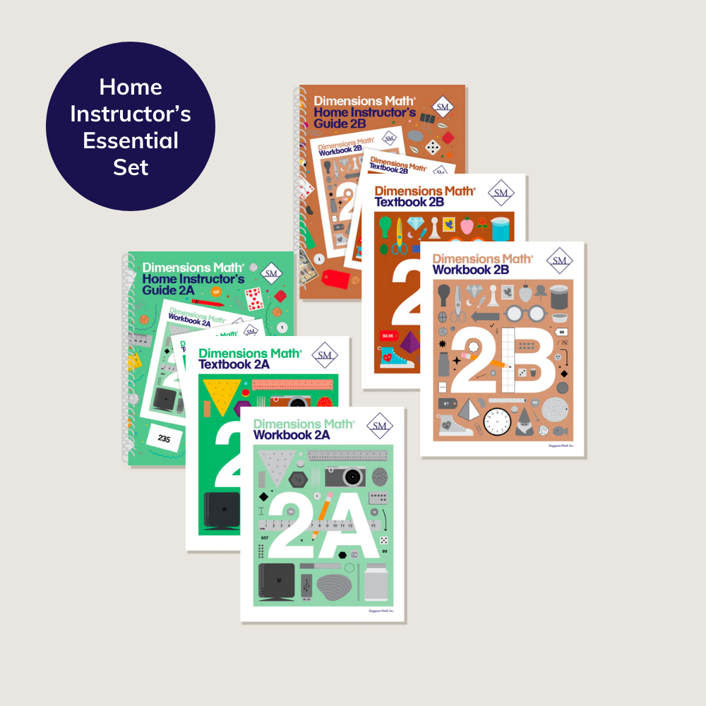 Singapore Math: Dimensions Math Grade 2 Home Instructor's Essential Se ...