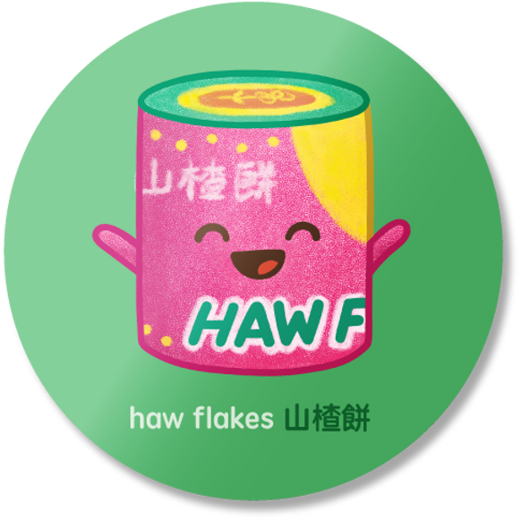 Bilingual Haw Flakes 山楂餠 MAGNET