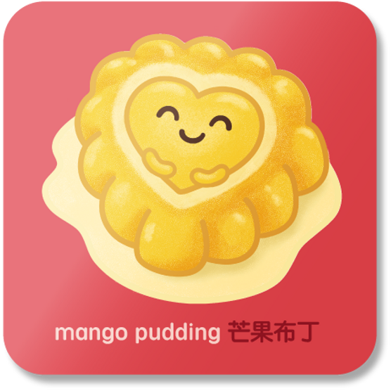 Mango Pudding 芒果布丁 MAGNET