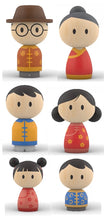 Load image into Gallery viewer, Bitty Bao: Wooden Chinese Family Toy Set
