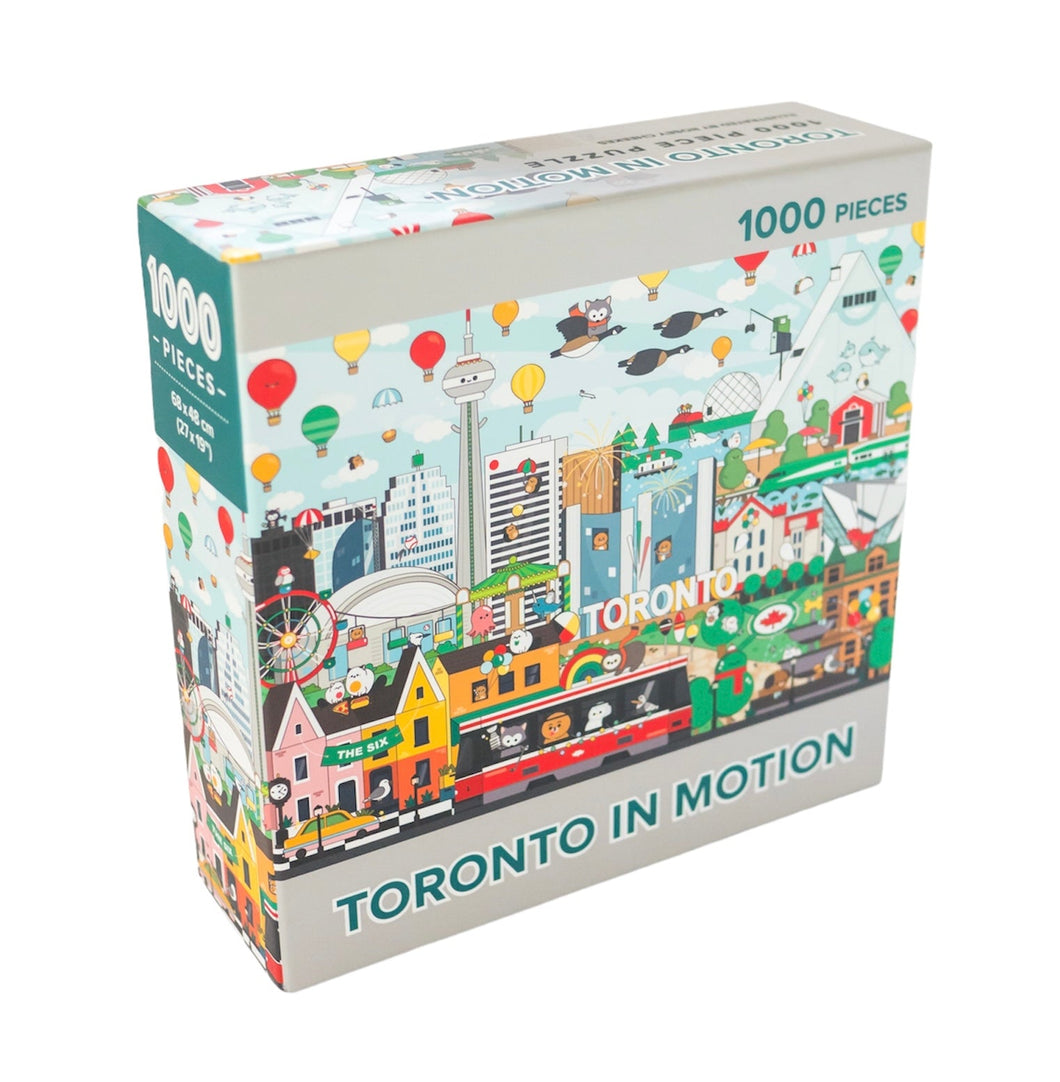 1000pc Toronto in Motion Jigsaw Puzzle