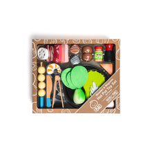 Load image into Gallery viewer, Bitty Bao: 40-Piece Wooden Magnetic Hot Pot Toy Set (with Canvas Bag!)
