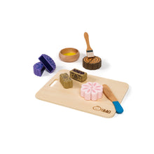 Load image into Gallery viewer, Bitty Bao: 13-Piece Magnetic Wooden Mooncake Toy Set
