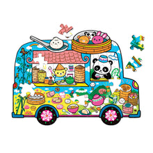 Load image into Gallery viewer, Dumpling Truck 75 Piece Shaped Scene Puzzle
