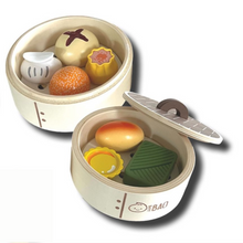 Load image into Gallery viewer, Bitty Bao: 12-Piece Wooden Dim Sum Toy Set
