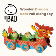 (❤️ Seconds) Bitty Bao: Dragon Boat Pull Along Toy