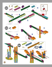 Load image into Gallery viewer, 80 Interesting Simple Machines (Full-Colour Book + 135 Pieces) • 用積木玩出80種有趣的機械組合(含160頁全彩科學原理說明書+135個積木與80個組合)
