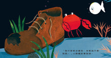 Load image into Gallery viewer, Little White Fish and the Strange Thing (Board Book) • 小白魚的好奇心（感觀認知）
