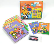 Elementary School Set: Writing Exercises + Idioms  • 小學生練字讀經班：三字經+弟子規+成語上+成語下(超值6組合)