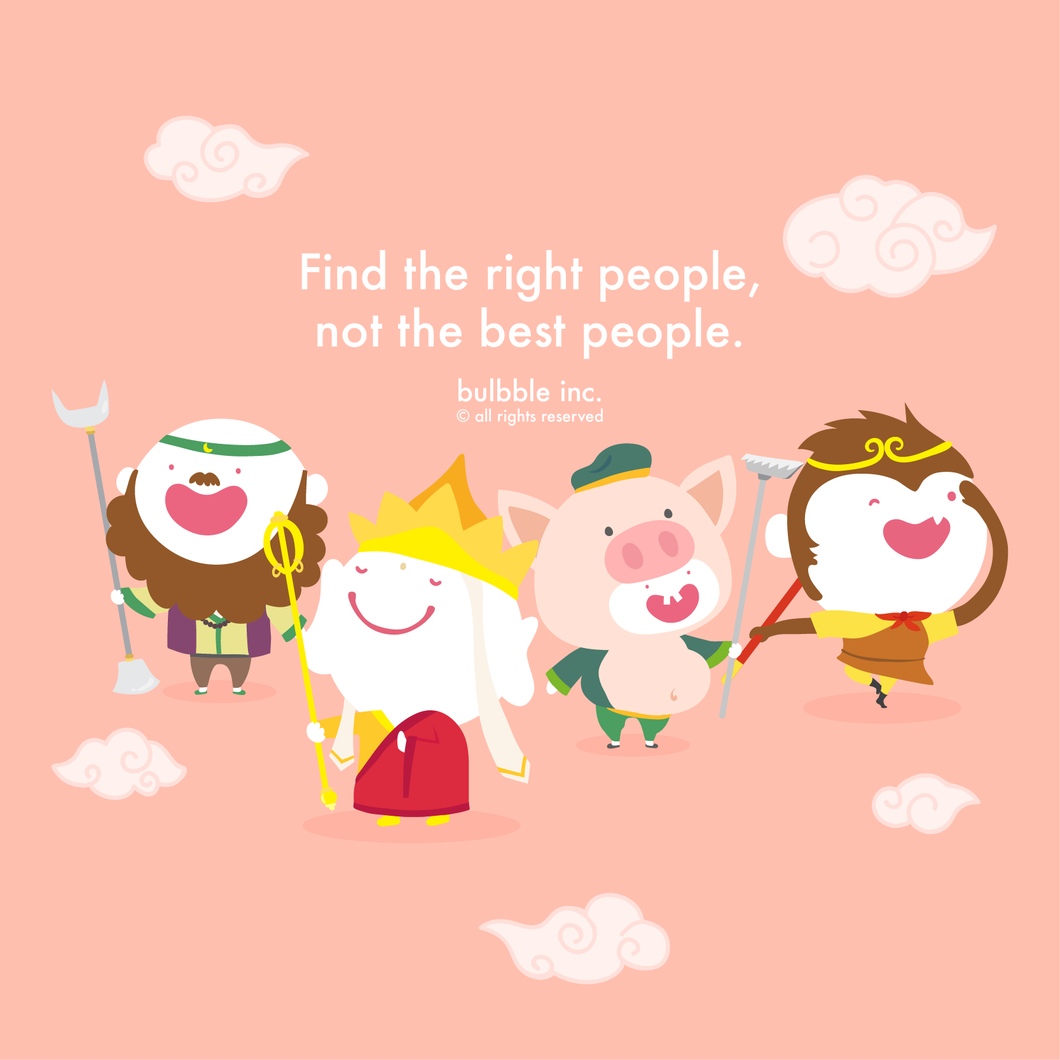 Find Your People (Journey to the West) Postcard • 尋找合適的人明信片