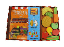 Load image into Gallery viewer, Yummy Foods : A Book + Puzzle + Wooden Toy Set • 食物真美味(閱讀‧遊戲‧玩具3合1套裝)
