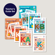 Singapore Math: Dimensions Math Grade K Set with Teacher's Guides