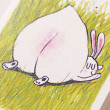 Load image into Gallery viewer, Rabbit Butt Birthday Card • 壽包兔生日卡
