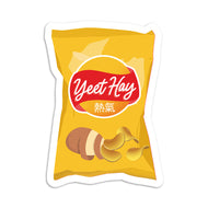 Yeet Hay 熱氣 - VINYL STICKER (Waterproof, dishwasher + microwave safe)